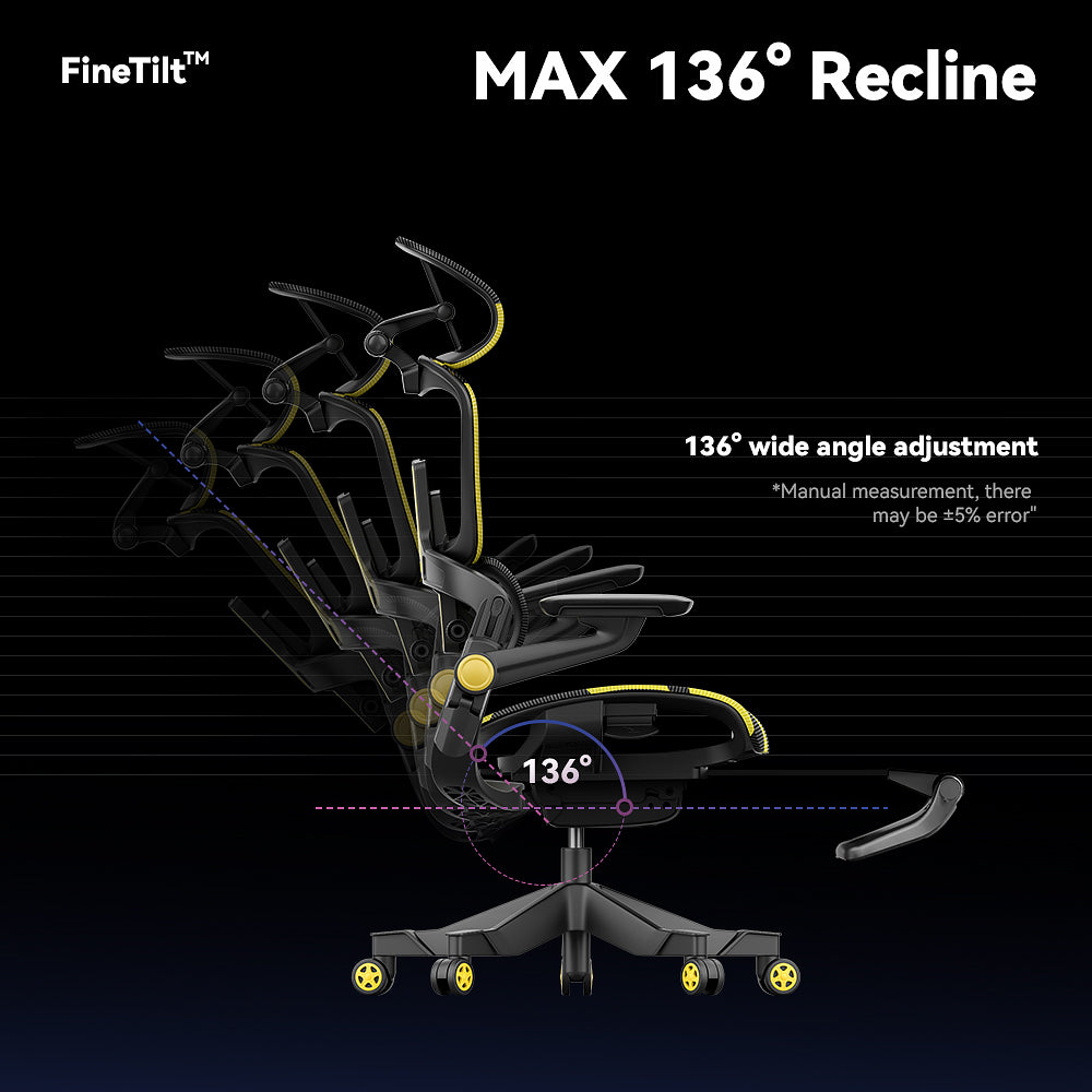 Hinomi H1 Pro Ergonomic Gaming Chair with Footrest