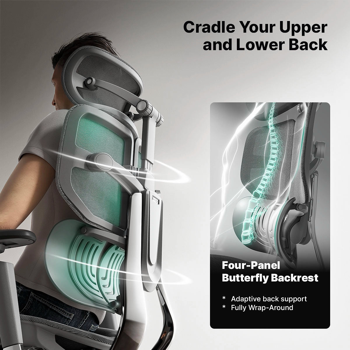 Hinomi X1 Ergonomic Office Chair with Footrest