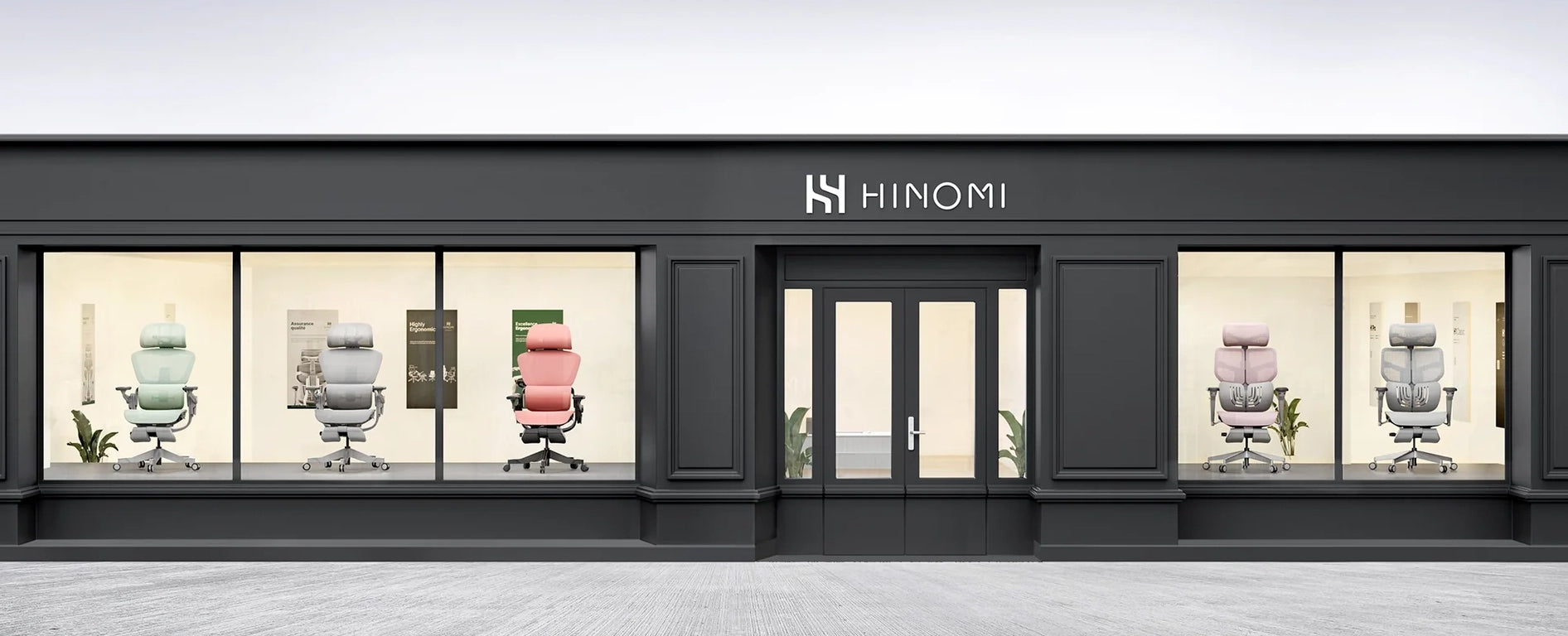 Hinomi Paris showroom storefront